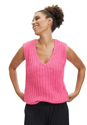 Cartoon Damen Strickpullunder unifarben Raspberry Sorbet,44 von Cartoon