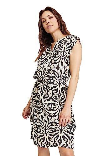 Cartoon Damen Tunikakleid mit Muster Black-Nature,36 von Cartoon