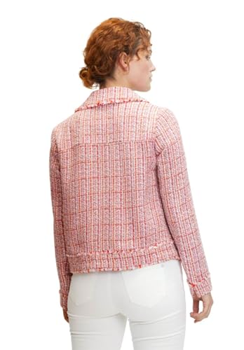 Cartoon Damen Tweedblazer mit Taschen Rosé/Pink,42 von Cartoon