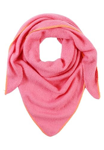Cartoon Damen Winterschal unifarben ACC, Pink/Orange von Cartoon