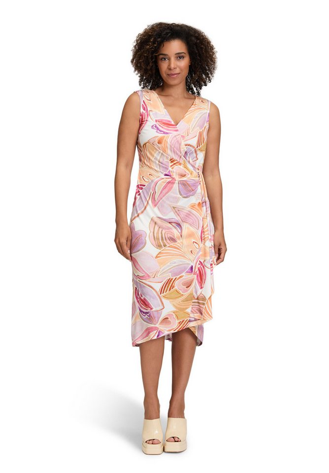 Cartoon Jerseykleid Damen Sommerkleid Jerseykleid mit Raffung Form von Cartoon