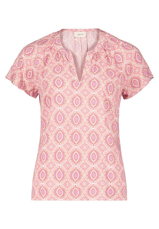 Cartoon Kurzarmbluse Bluse Kurz 1/2 Arm von Cartoon