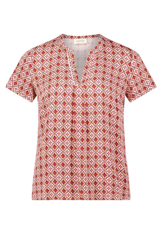 Cartoon Kurzarmbluse Bluse Kurz 1/2 Arm von Cartoon