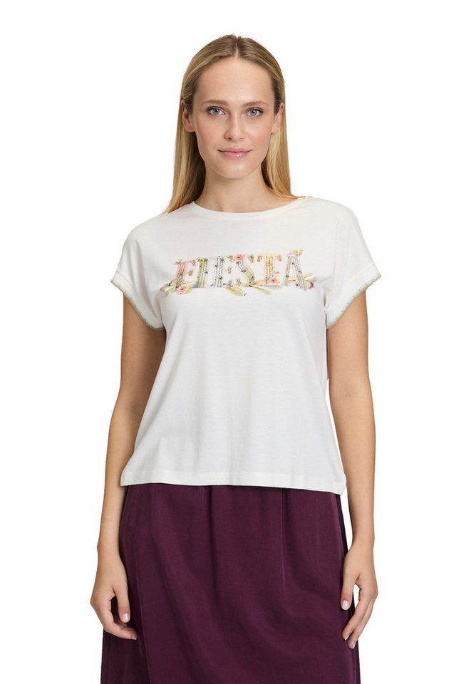Cartoon Kurzarmshirt Cartoon Casual-Shirt mit Rundhalsausschnitt (1-tlg) von Cartoon