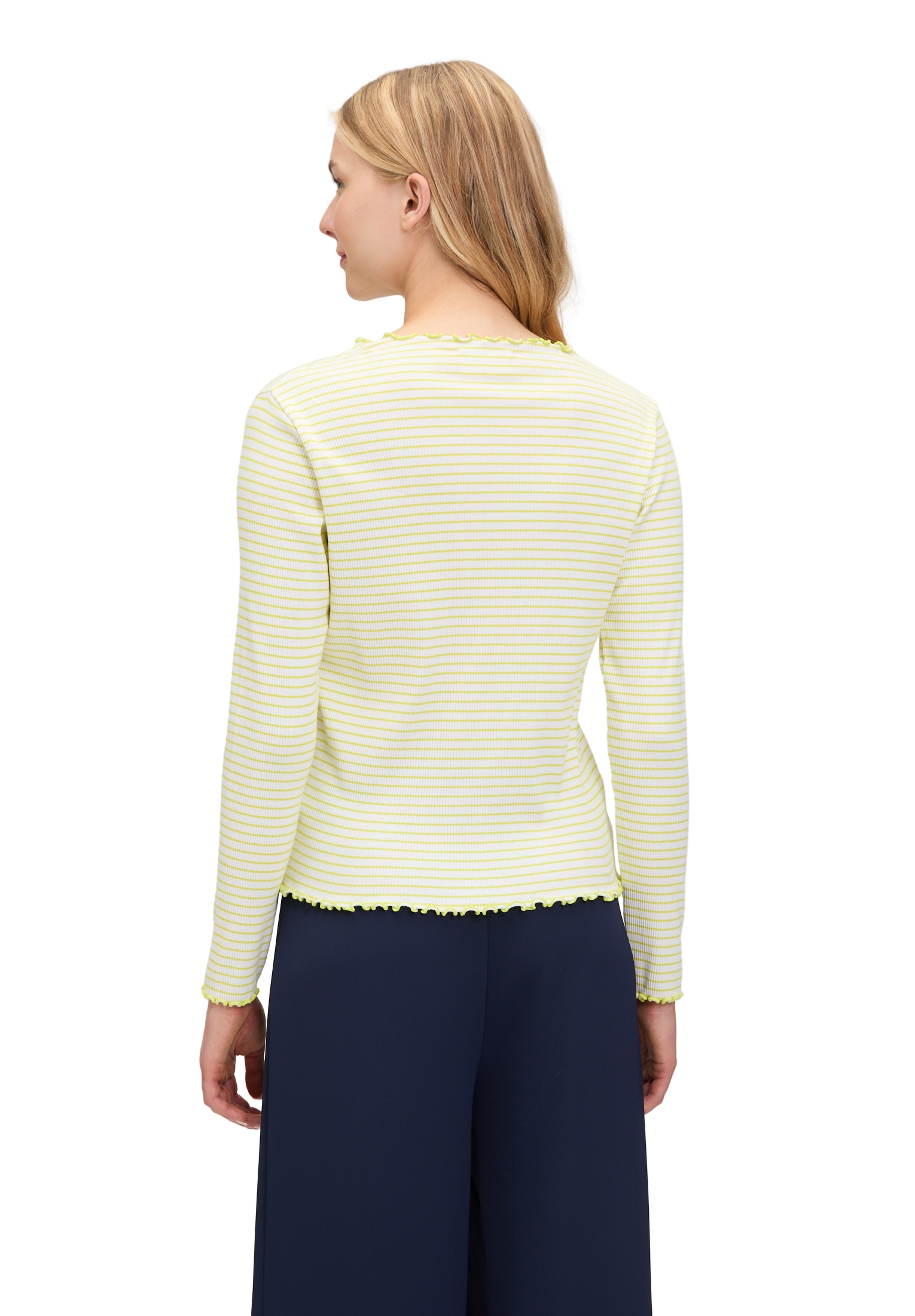Cartoon Kurzarmshirt "Cartoon Damen Langarm-Shirt mit Kragen", (1 tlg.) von Cartoon