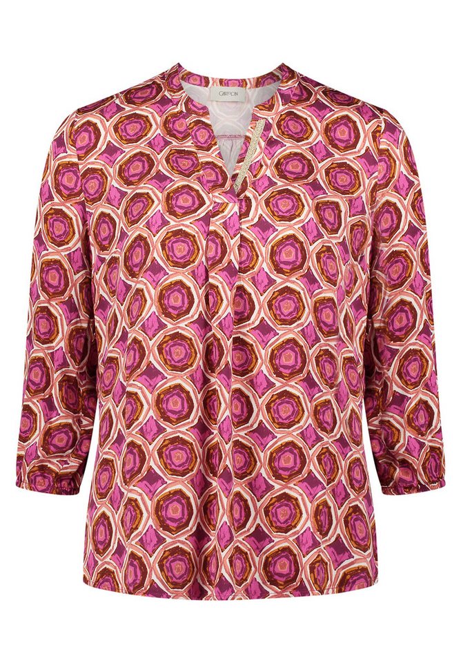 Cartoon Langarmbluse Bluse Kurz 3/4 Arm Cream/Purple von Cartoon