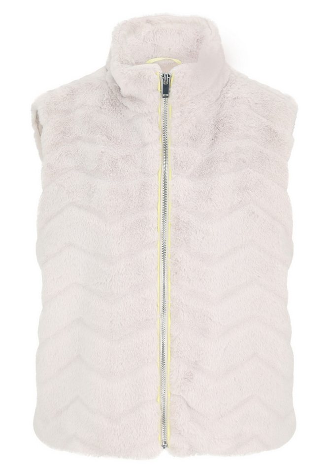 Cartoon Longweste Weste PlUEsch von Cartoon