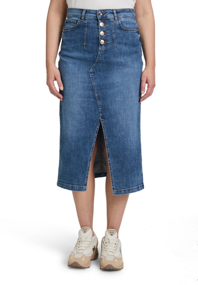 Cartoon Maxirock Damen Jeansrock mit Waschung von Cartoon