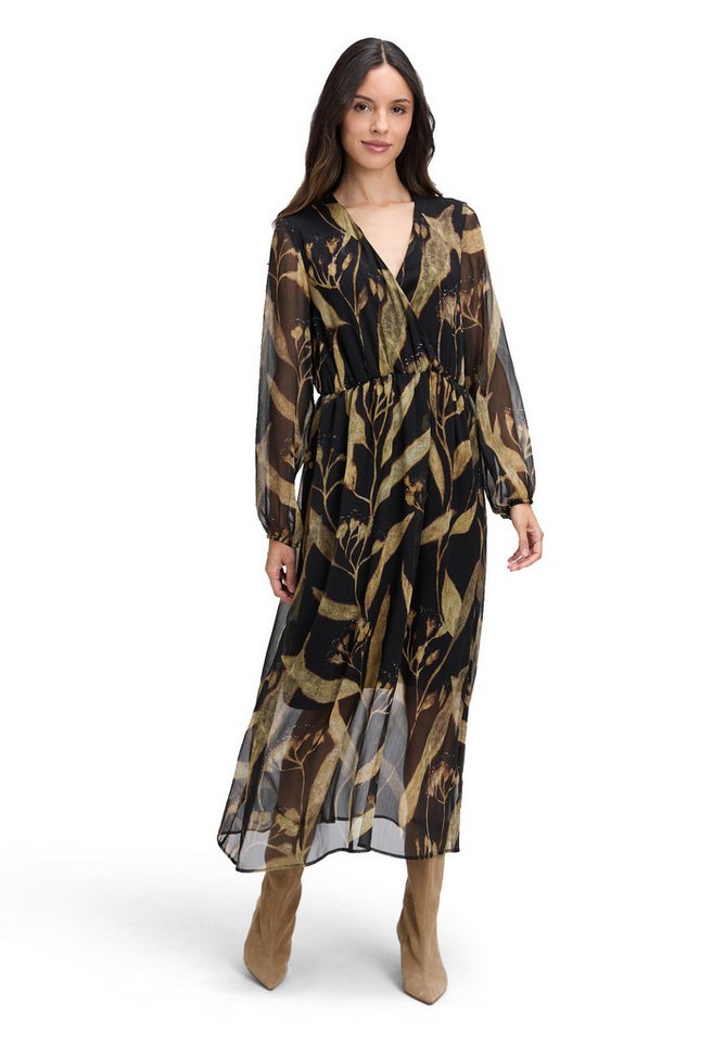 Cartoon Midikleid Damen Midikleid langarm von Cartoon