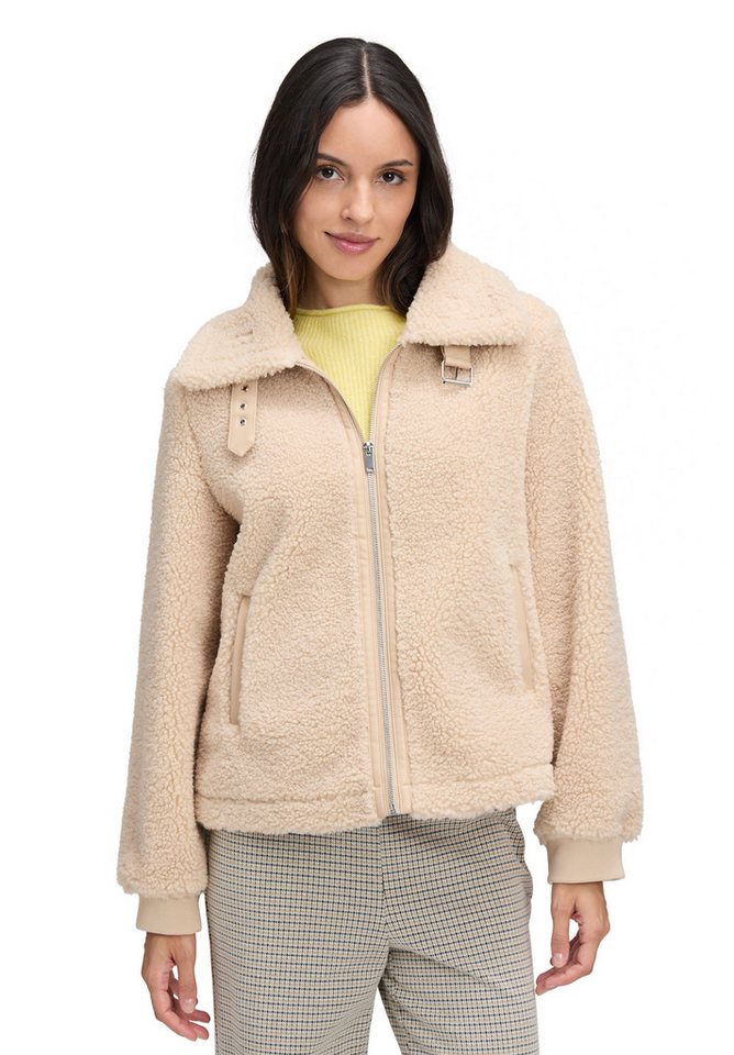 Cartoon Plüschjacke Damen Plüschjacke mit Eingrifftaschen von Cartoon