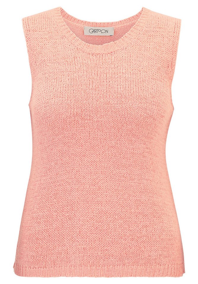 Cartoon Pullunder Strickpullover Kurz ohne Arm von Cartoon