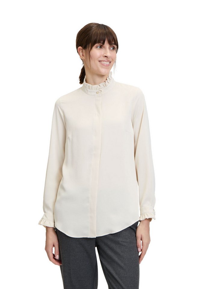 Cartoon Rüschenbluse Damen Rüschenbluse mit Knöpfen von Cartoon