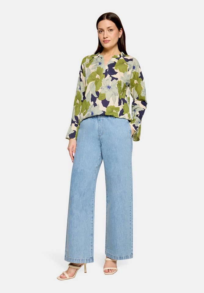 Cartoon Rüschenbluse Damen mit Muster von Cartoon