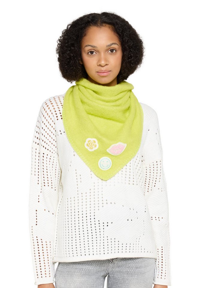 Cartoon Schal Damen Winterschal mit Applikation von Cartoon