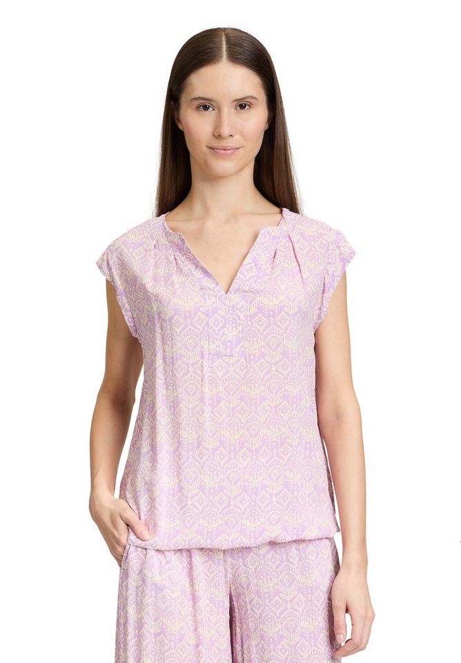 Cartoon Schlupfbluse Damen Casual-Bluse mit Muster von Cartoon