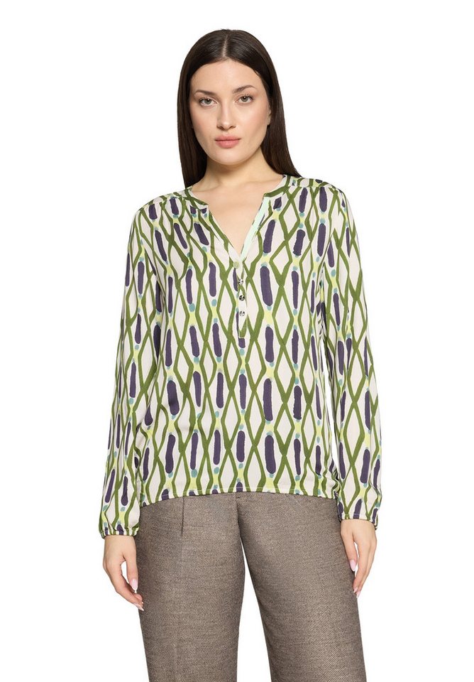 Cartoon Schlupfbluse Damen Casual-Bluse mit Muster von Cartoon