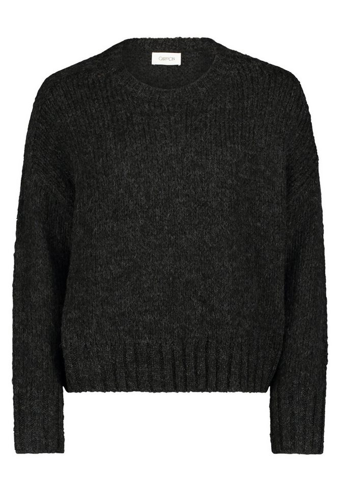 Cartoon Strandpullover Strickpullover Kurz 1/1 Arm Anthracite Melange von Cartoon