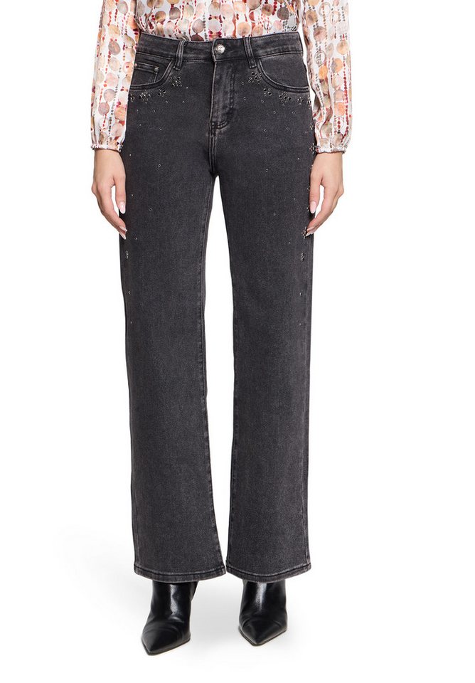 Cartoon Stretch-Jeans Damen Stretch-Jeans mit Strass von Cartoon