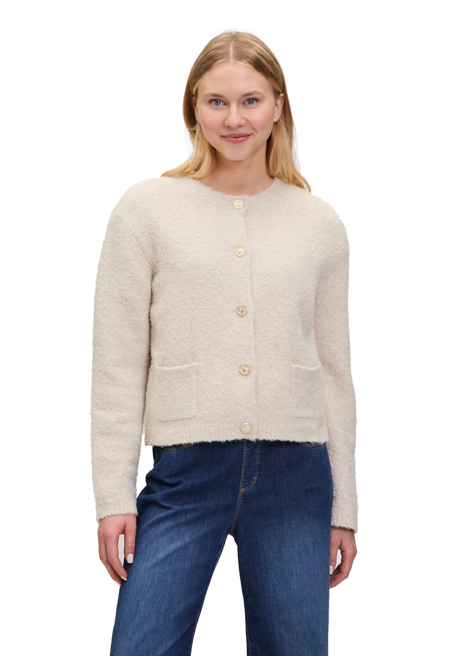 Cartoon Strickjacke "Cartoon Damen Strick-Cardigan mit Knopfleiste" von Cartoon
