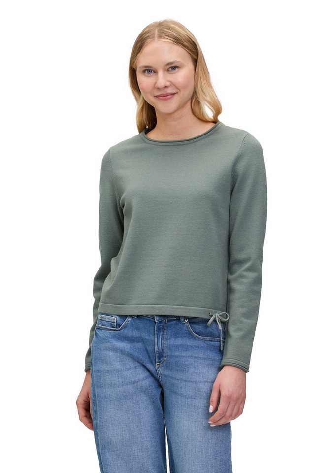Cartoon Strickpullover Damen Strickpullover mit Rundhalsausschnitt (1-tlg) von Cartoon