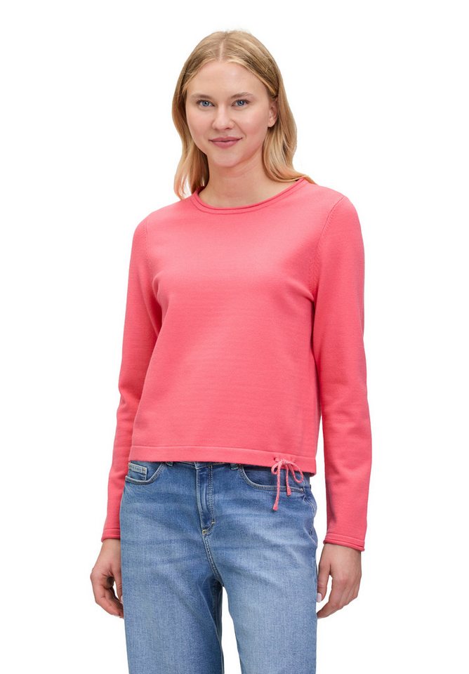 Cartoon Strickpullover Damen Strickpullover mit Rundhalsausschnitt (1-tlg) von Cartoon