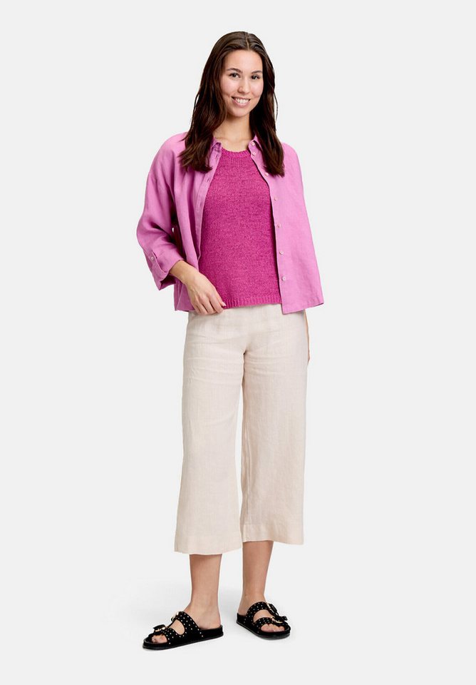 Cartoon Stricktop Damen mit Rundhalsausschnitt Rippbündchen von Cartoon