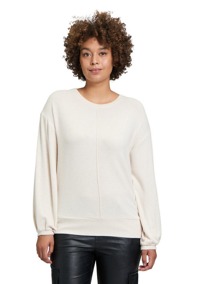 Cartoon Sweatshirt Damen Langarm-Shirt mit Rundhalsausschnitt Material von Cartoon