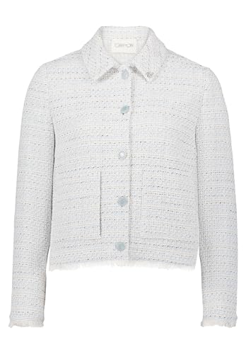 Cartoon Damen Tweedblazer mit Fransen 44, Nature/Blue von Cartoon