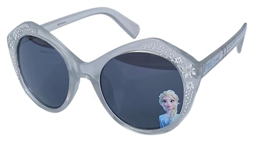 cartoon Kinder Sonnenbrille Frozen II Disney UV Schutz Brille mit runden Gläsern, durchsichtig von CARTOON