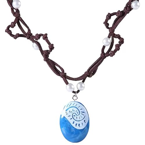 Carufin Ocean Anhänger Halskette Imitation Perle Halskette Party für Frauen und Mädchen von Carufin