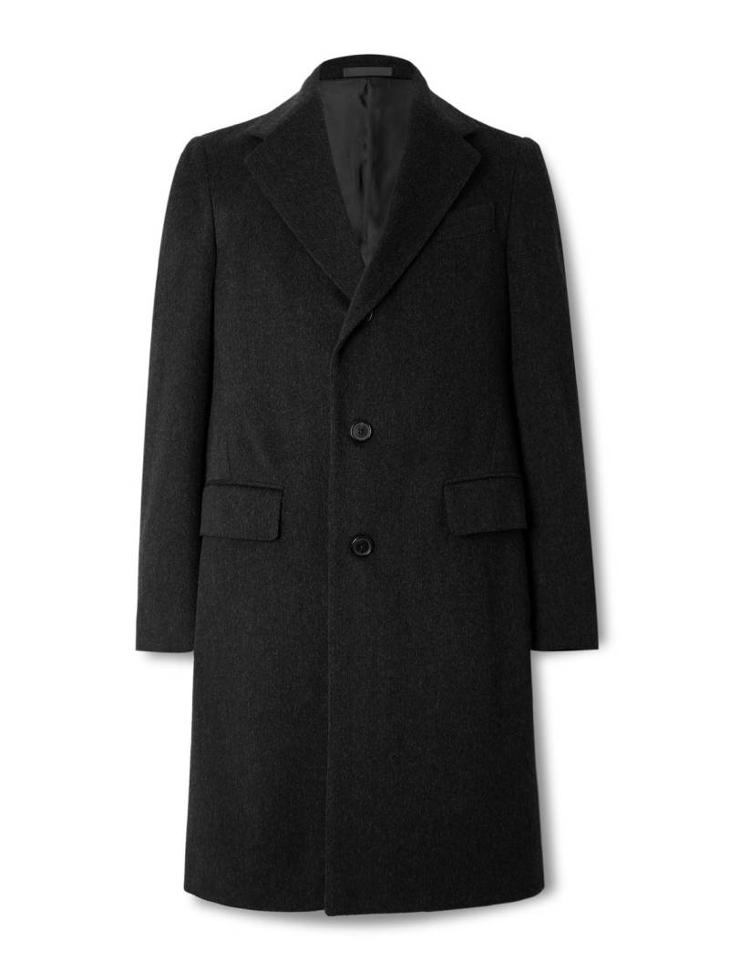 Caruso - Brushed Wool and Cashmere-Blend Overcoat - Men - Black - IT 50 von Caruso