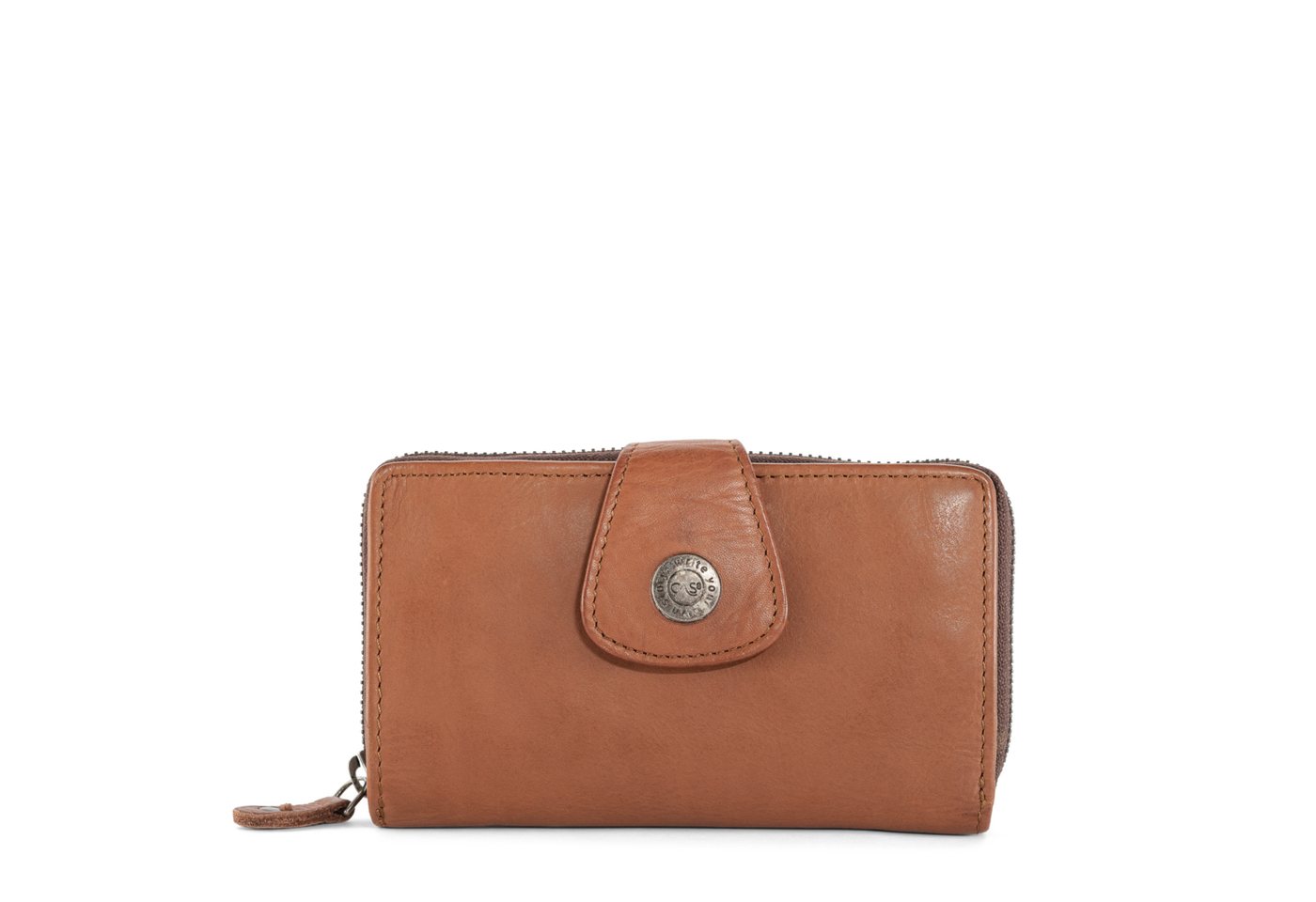 Cas8 Geldbörse Damen - Leder Portemonnaie, RFID Schutz, Portmonee für den Alltag von Cas8