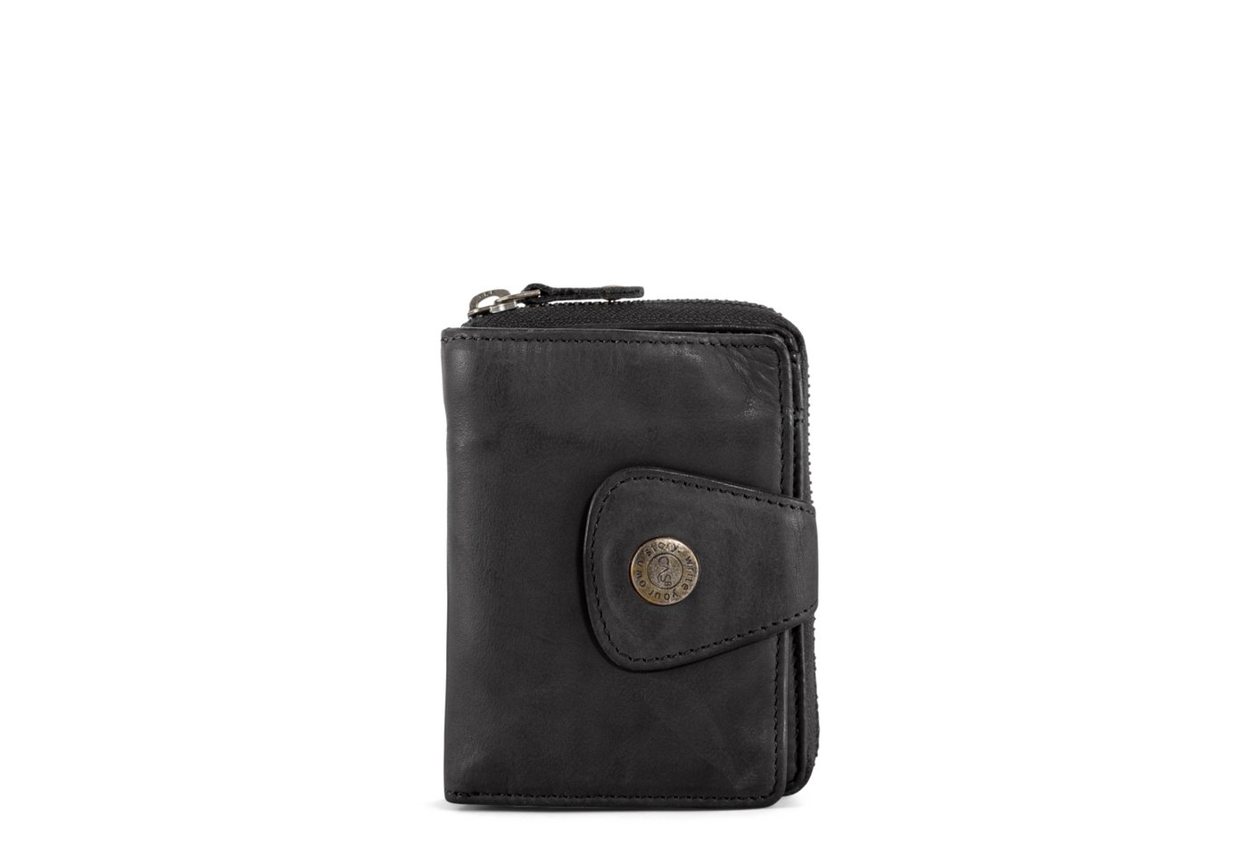 Cas8 Geldbörse Damen - Leder Portemonnaie, RFID Schutz, Portmonee für den Alltag von Cas8