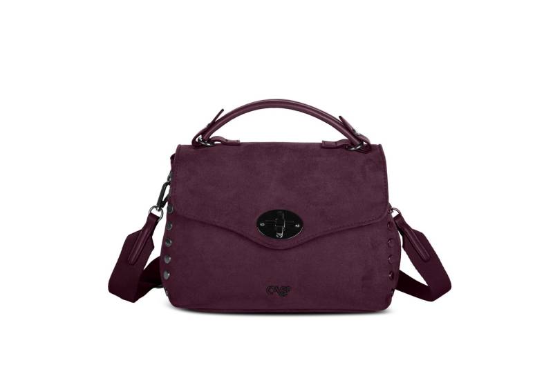 Cas8 Handtasche Rike 35200 von Cas8 aus weichem, veganem Suede und 2 Hauptfächern von Cas8