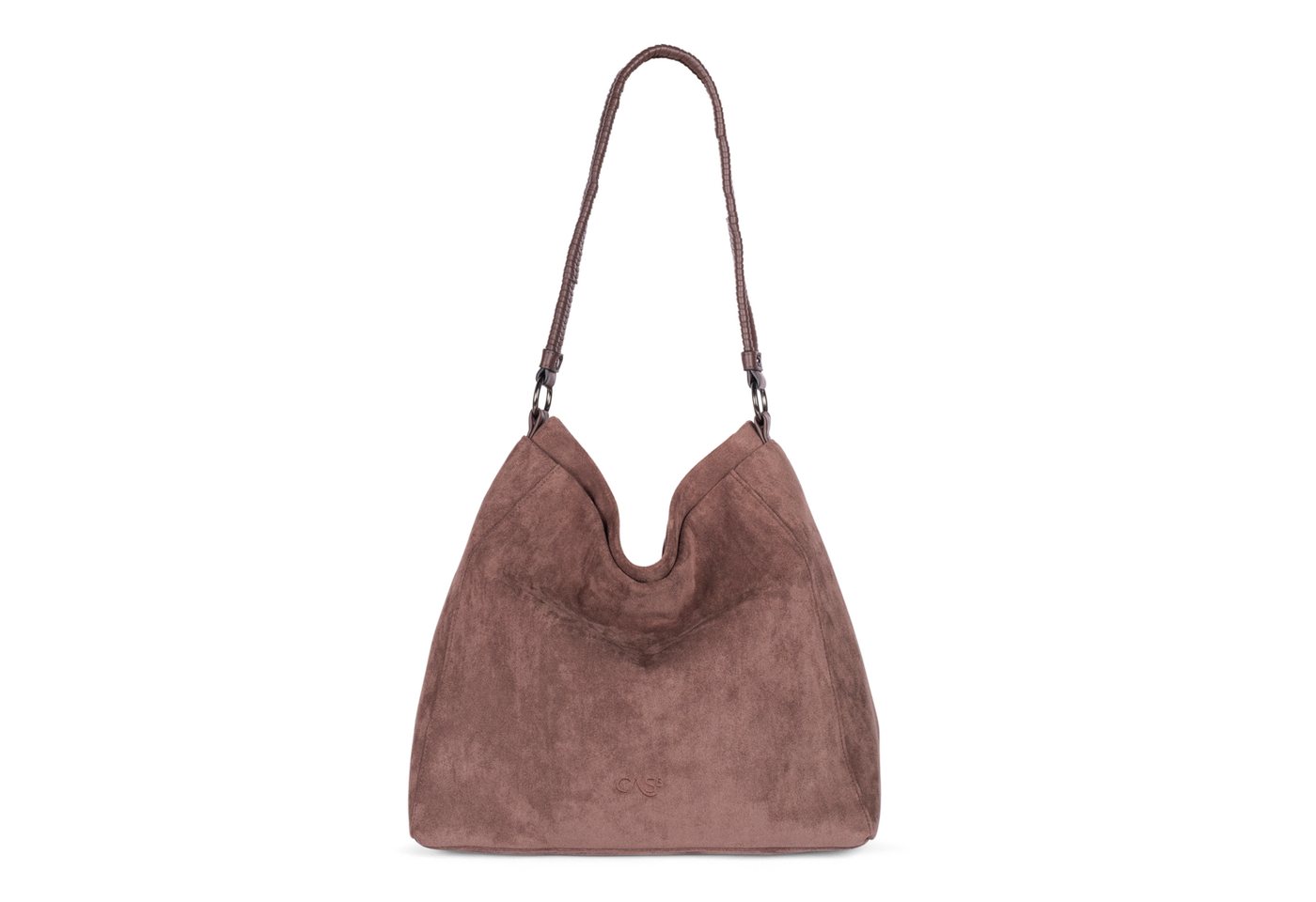 Cas8 Shopper Rike 34850 aus veganem Suede mit viel Platz und viel Funktionalität von Cas8
