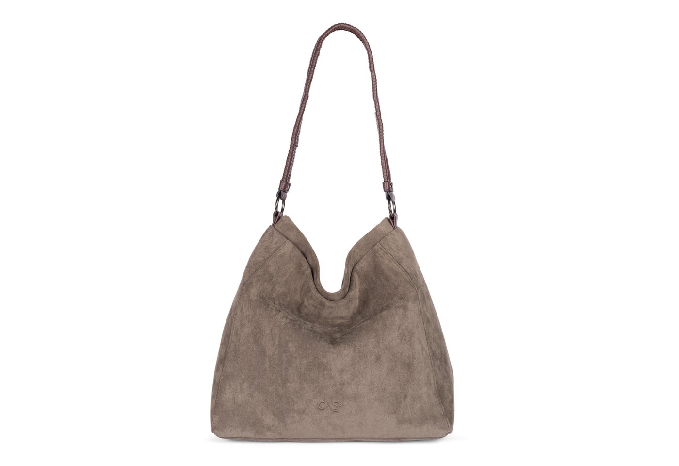 Cas8 Shopper Rike 34850 aus veganem Suede mit viel Platz und viel Funktionalität von Cas8