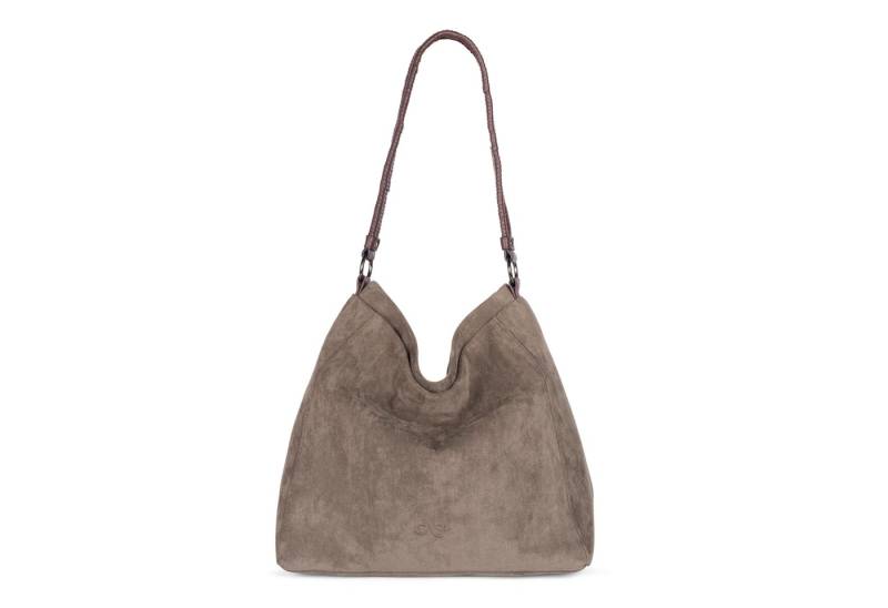 Cas8 Shopper Rike 34850 aus veganem Suede mit viel Platz und viel Funktionalität von Cas8
