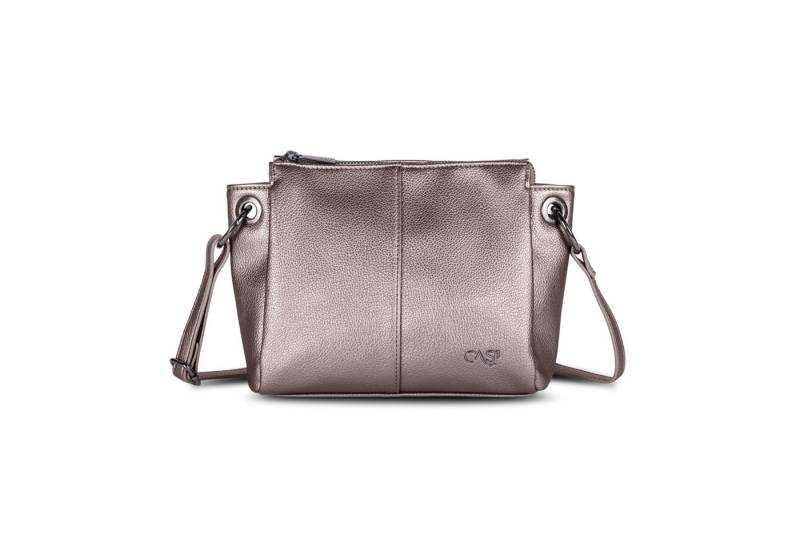 Cas8 Umhängetasche Ella 34505 in Metallic Optik als glänzendes Highlight für jeden Look von Cas8