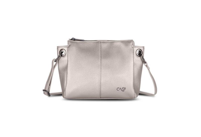 Cas8 Umhängetasche Ella 34505 in Metallic Optik als glänzendes Highlight für jeden Look von Cas8