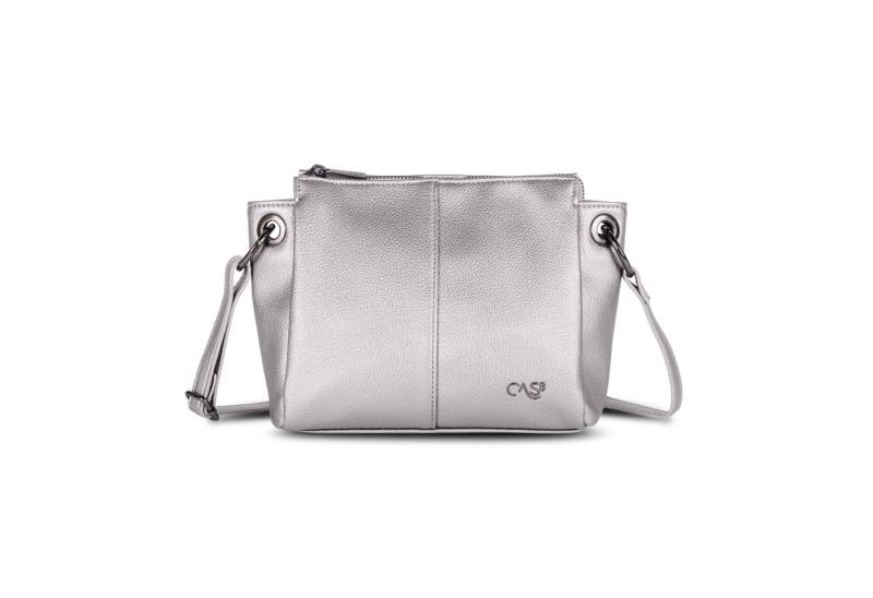 Cas8 Umhängetasche Ella 34505 in Metallic Optik als glänzendes Highlight für jeden Look von Cas8