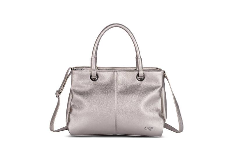 Cas8 Umhängetasche Ella 34507 in Metallic-Optik und cleverer Inneneinteilung von Cas8