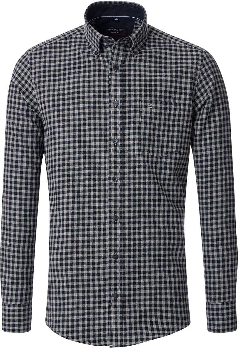 Casa Moda Freizeithemd Kariert Navy - Größe 3XL von Casa Moda