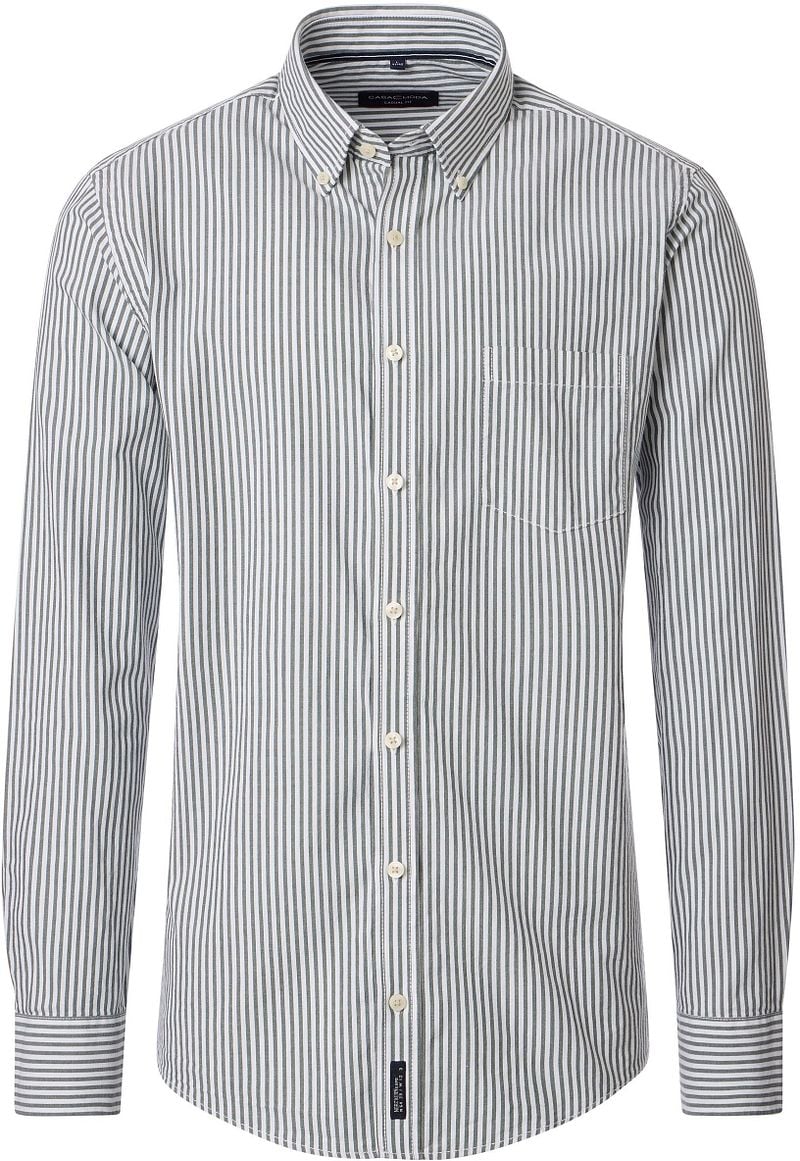 Casa Moda Freizeithemd Streifen Grün - Größe 4XL Casa Moda Freizeithemd Streifen Grün - Größe 4XL von Casa Moda