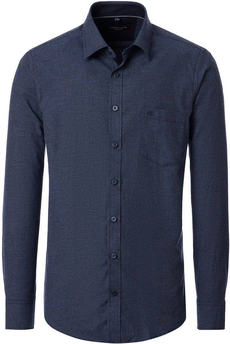 Casa Moda Freizeithemd Structure Navy - Größe XL von Casa Moda