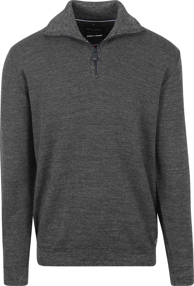 Casa Moda Half Zip Pullover Dunkelgrün - Größe 3XL von Casa Moda