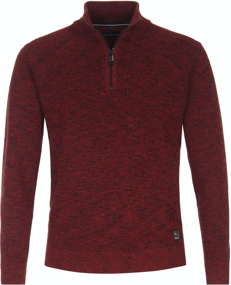 Casa Moda Halfzip Pullover Rot - Größe 3XL von Casa Moda