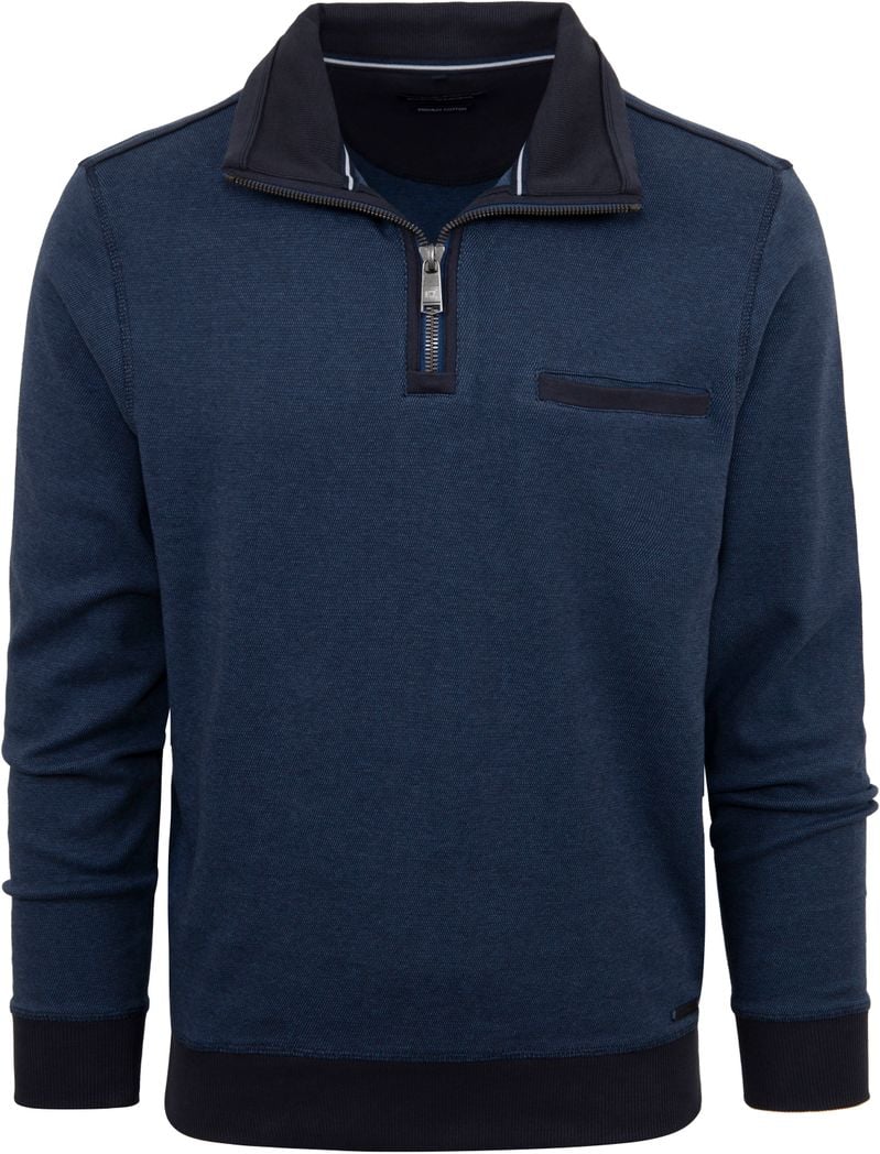 Casa Moda Halfzip Pullover Blau - Größe 3XL von Casa Moda