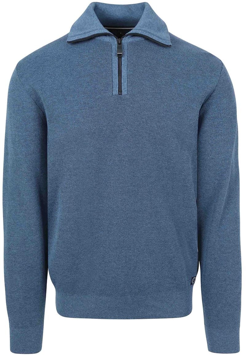 Casa Moda Halfzip Pullover Blau - Größe 5XL von Casa Moda