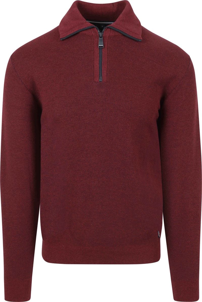 Casa Moda Halfzip Pullover Bordeaux - Größe 3XL von Casa Moda