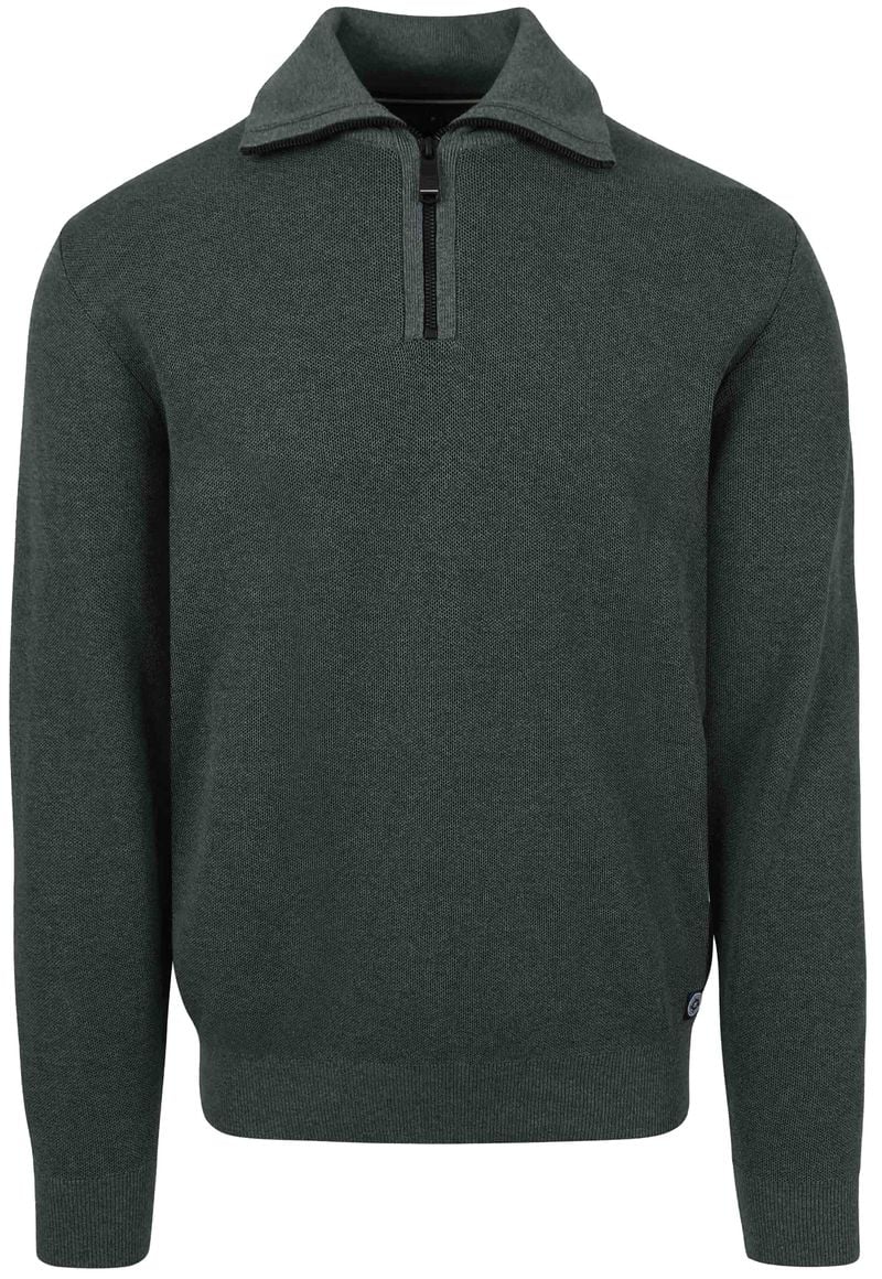 Casa Moda Halfzip Pullover Dunkelgrün - Größe L von Casa Moda